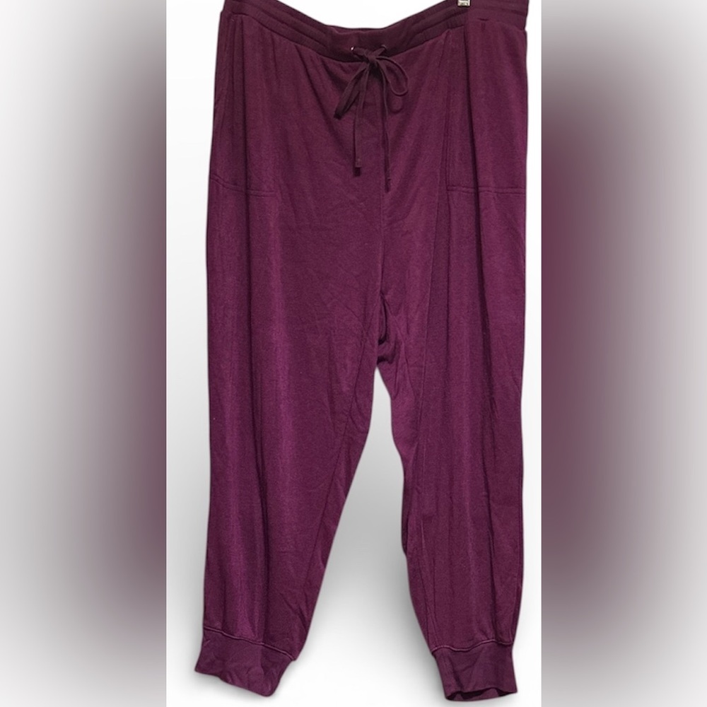 Jane & Delancey woman purple/plum soft joggers size 3X NWT